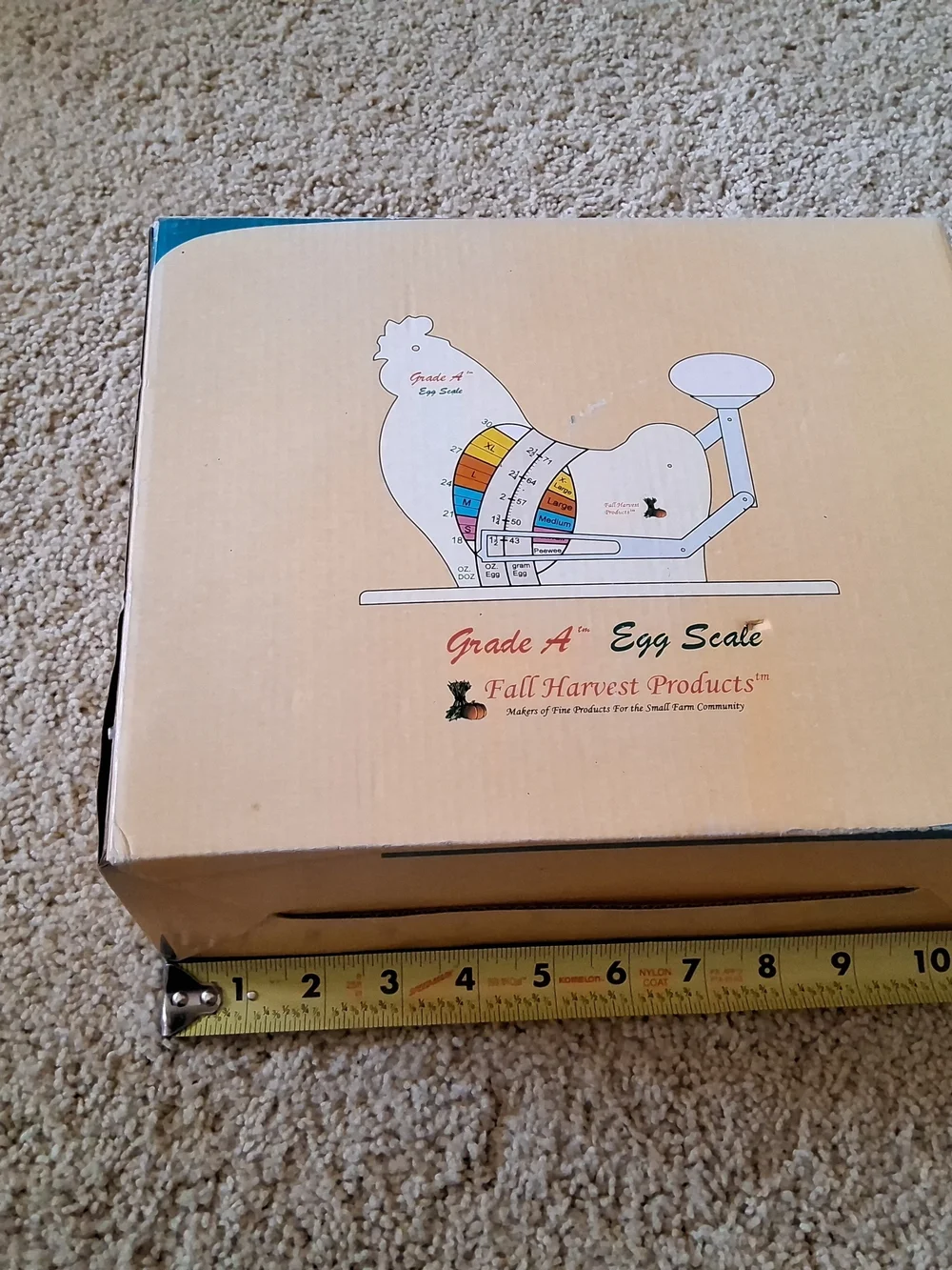 The Incredible Grade A Egg Scale~Chicken Egg Metal by Fall Harvest Products